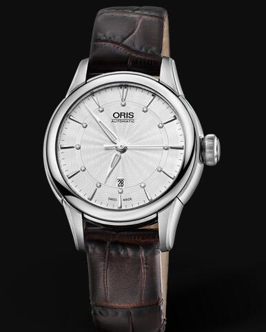 Oris Artelier Date Diamonds 28mm Replica Watch 01 561 7687 4051-07 5 14 70FC